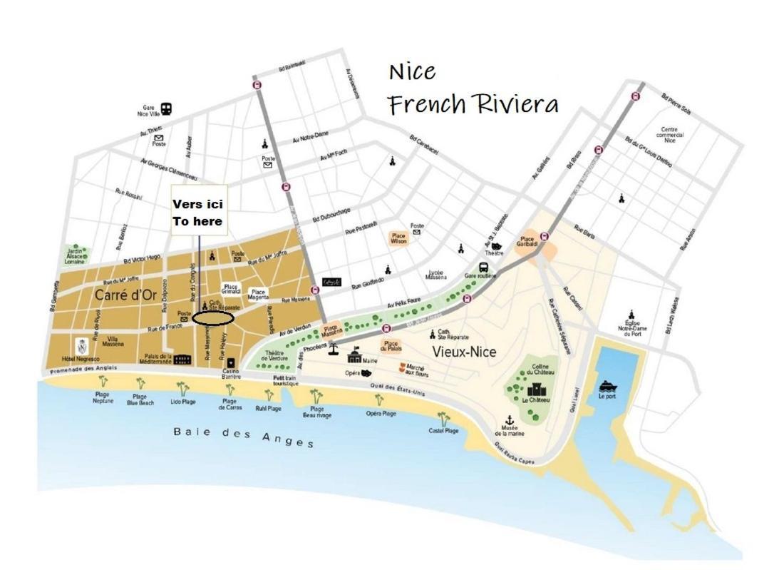 Appartement À Meyerbeer Nizza Esterno foto