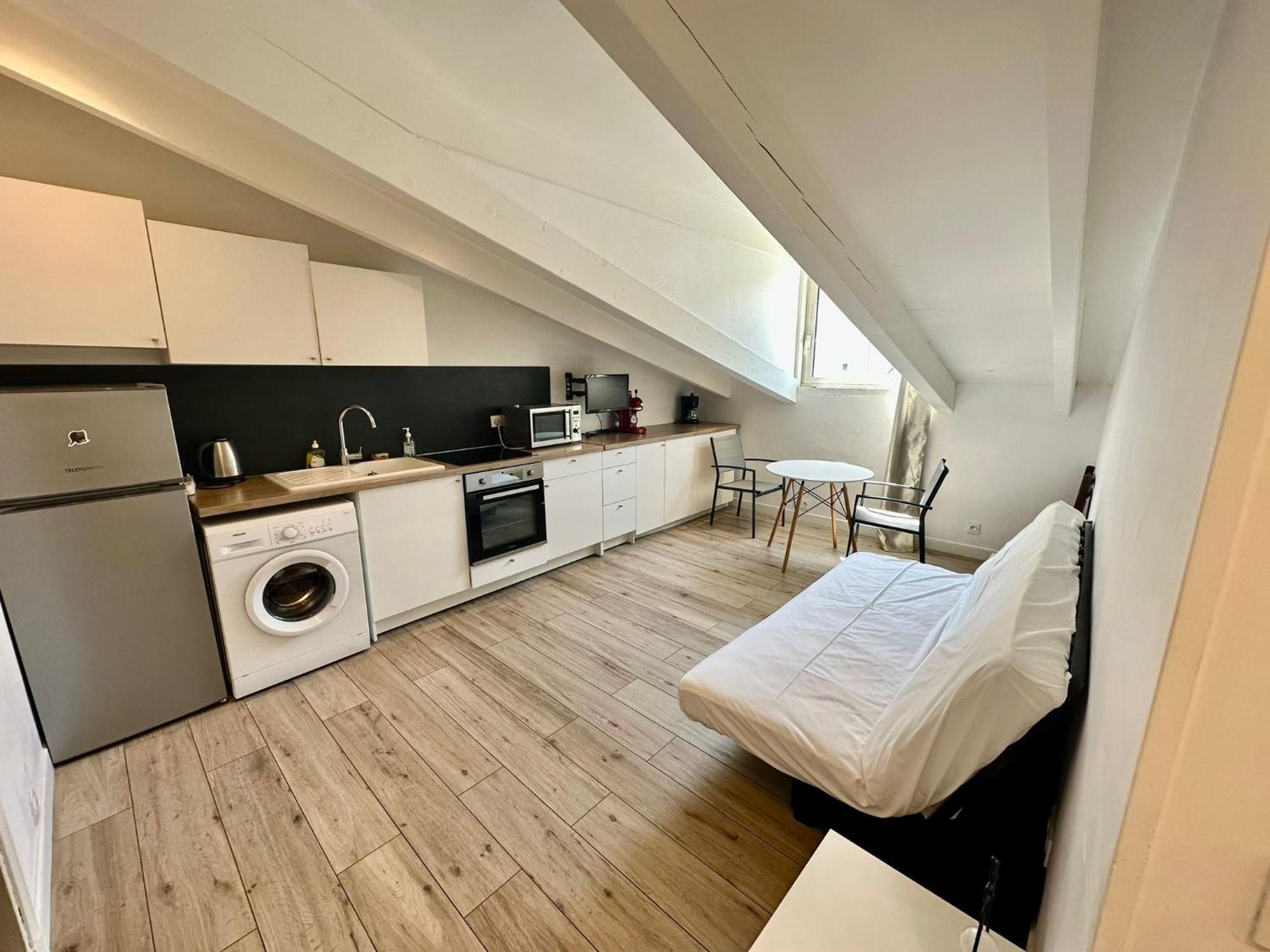 Appartement À Meyerbeer Nizza Camera foto